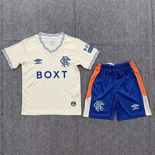 Kit Maillot Enfant Extérieur Glasgow Rangers (Maillot+Short) 2026/27