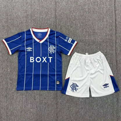Equipación de local para niño del Glasgow Rangers (camiseta y pantalón corto) 2026/27