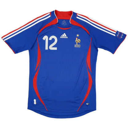 Camiseta de fútbol retro local de HENRY #12 Francia 2006