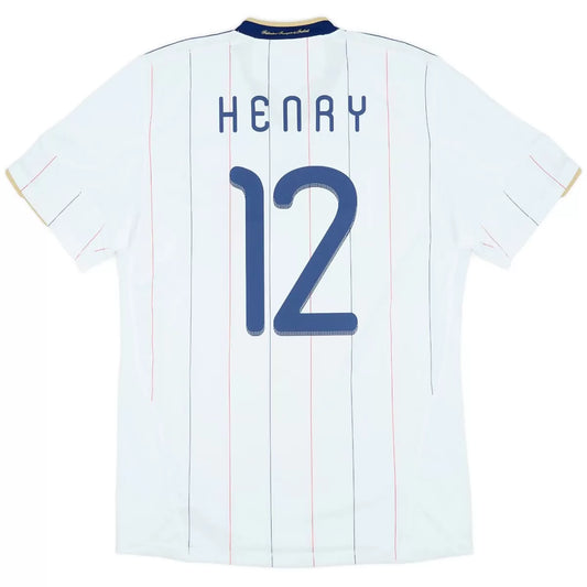 Maillot de football rétro extérieur HENRY n° 12 France 2010