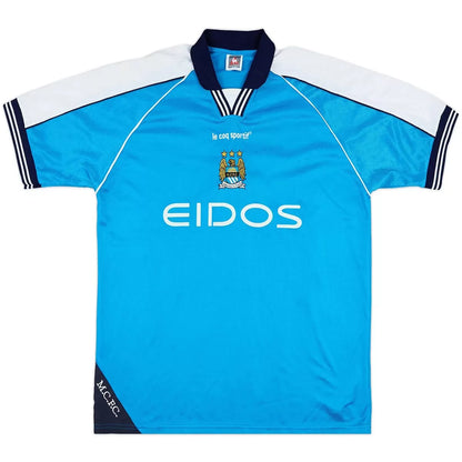 DICKOV #9 Retro 1999/01 Camiseta local del Manchester City
