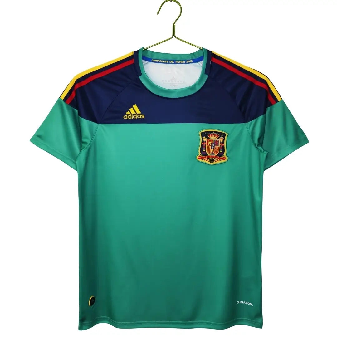 IKER #1 España 2010 Camiseta Retro de Fútbol de Portero