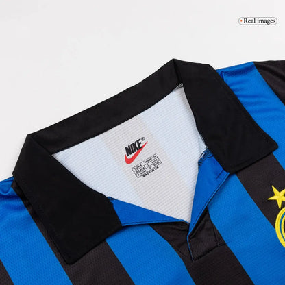 Camiseta de fútbol retro local del Inter de Milán 1998/99