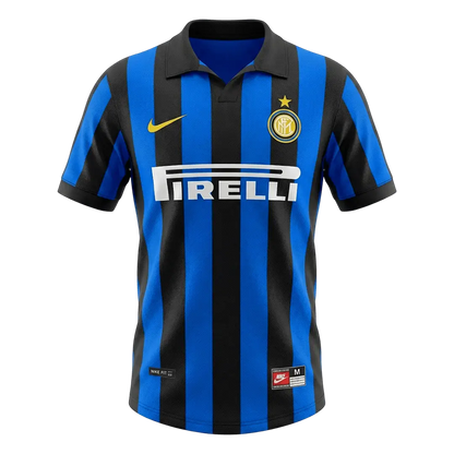 Camiseta de fútbol retro local del Inter de Milán 1998/99