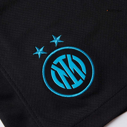 Pantalones cortos de fútbol del Inter de Milán para la temporada 2025/26