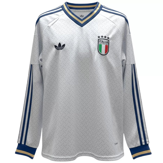 Maillot de football à manches longues extérieur de l'Italie pour la Coupe du Monde 2026