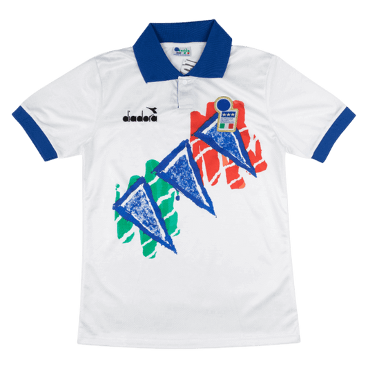 Maillot de football rétro domicile Italie avant-match 1994