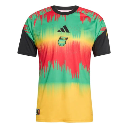 Camiseta de fútbol prepartido de Jamaica para el Mundial de 2026