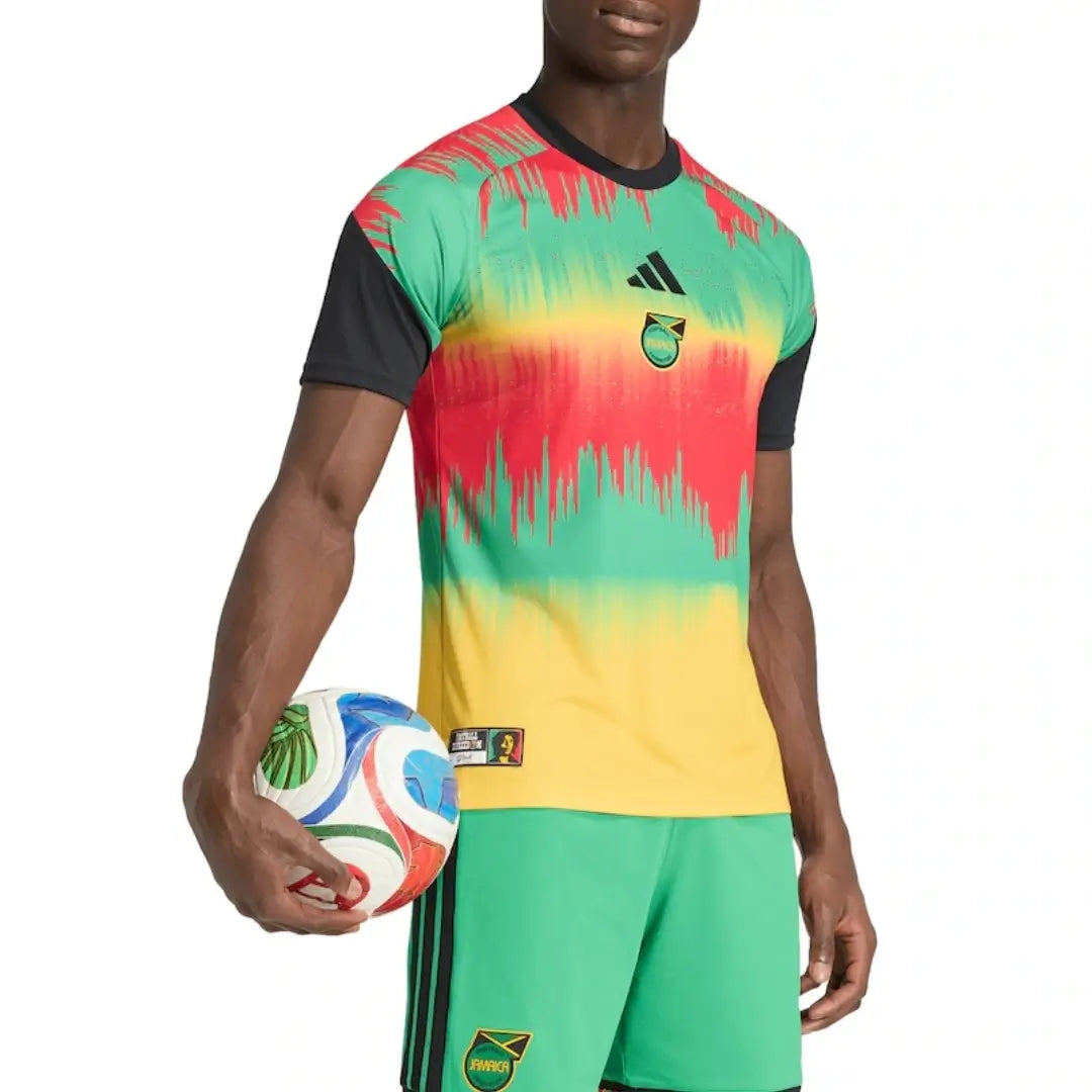 Camiseta de fútbol prepartido de Jamaica para el Mundial de 2026