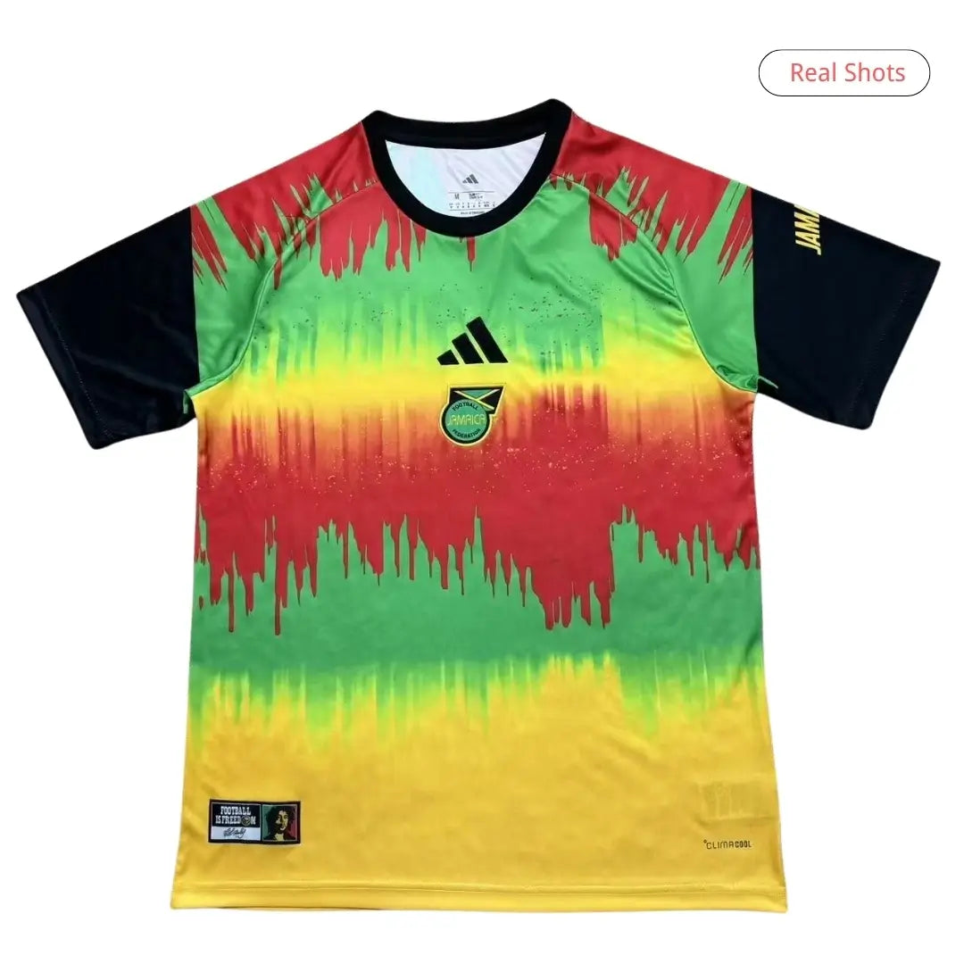 Camiseta de fútbol prepartido de Jamaica para el Mundial de 2026