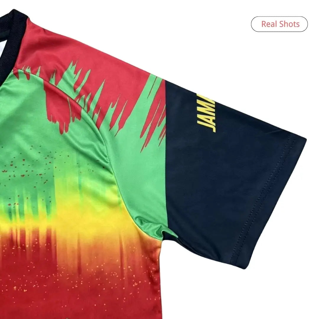 Camiseta de fútbol prepartido de Jamaica para el Mundial de 2026
