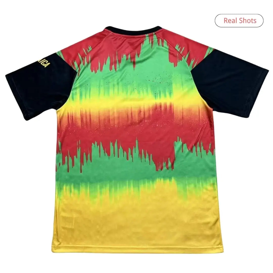 Camiseta de fútbol prepartido de Jamaica para el Mundial de 2026