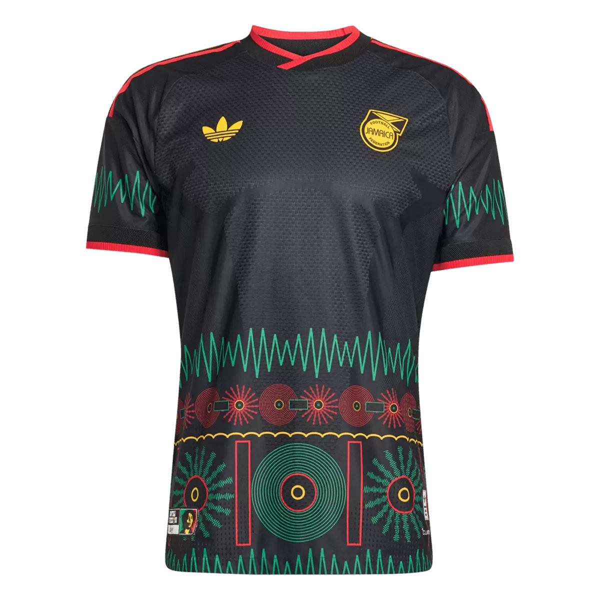 Camiseta de fútbol de visitante versión jugador Jamaica 2026 Copa del Mundo