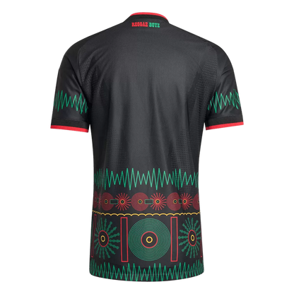 Camiseta de fútbol de visitante versión jugador Jamaica 2026 Copa del Mundo