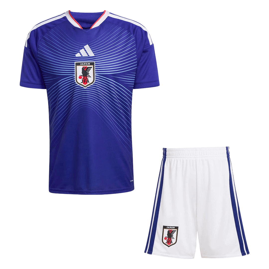 Kit de camiseta de fútbol local de Japón para la Copa Mundial 2026
