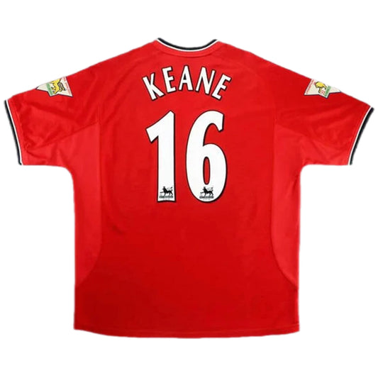 Maillot rétro domicile de Manchester United 2000/02, numéro 16, Keane
