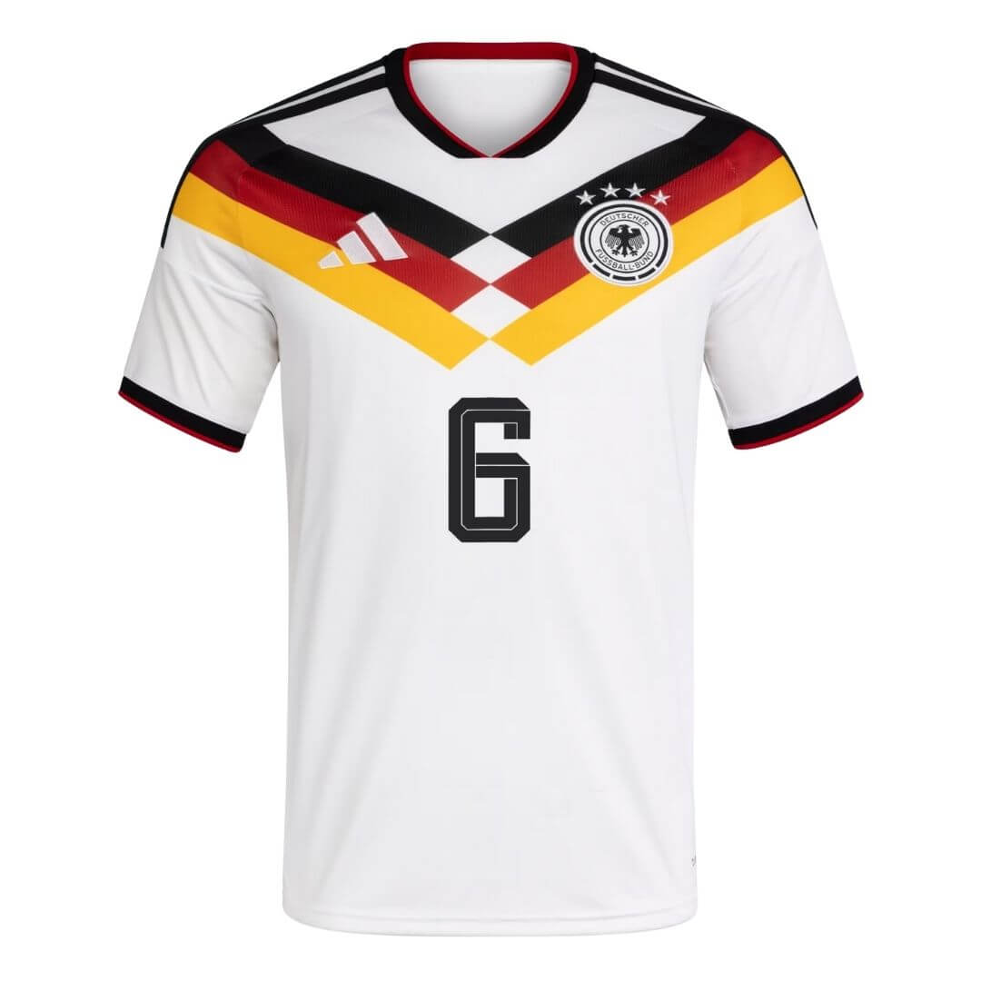 Camiseta de Alemania de Kimmich #6 para la Copa Mundial de la FIFA 2026