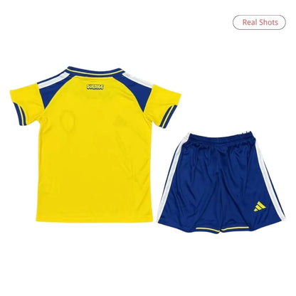 Kit de camiseta de fútbol de local de Suecia para niños - Mundial 2026