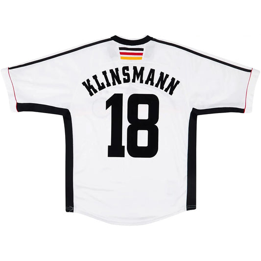 Maillot de football rétro domicile KLINSMANN #18 Allemagne 1998