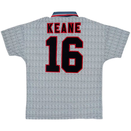 Camiseta de fútbol retro del Manchester United 1995/96 de Keane #16, tercera equipación