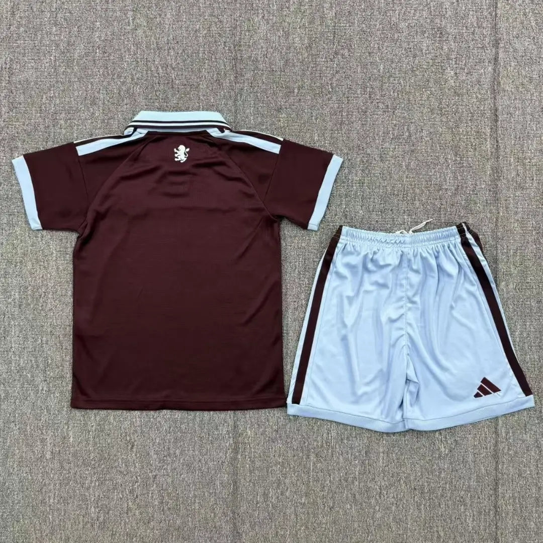 Equipación de casa Aston Villa para niños - Camiseta + Pantalón corto 2026/27