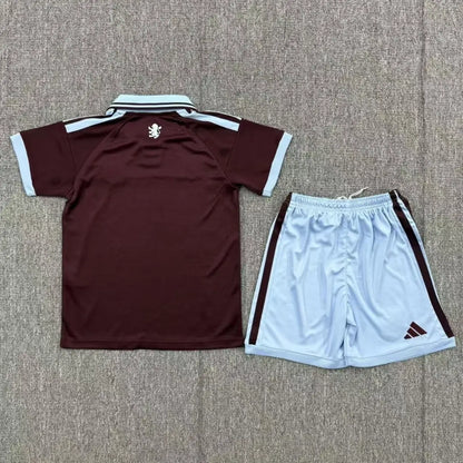 Equipación de casa Aston Villa para niños - Camiseta + Pantalón corto 2026/27