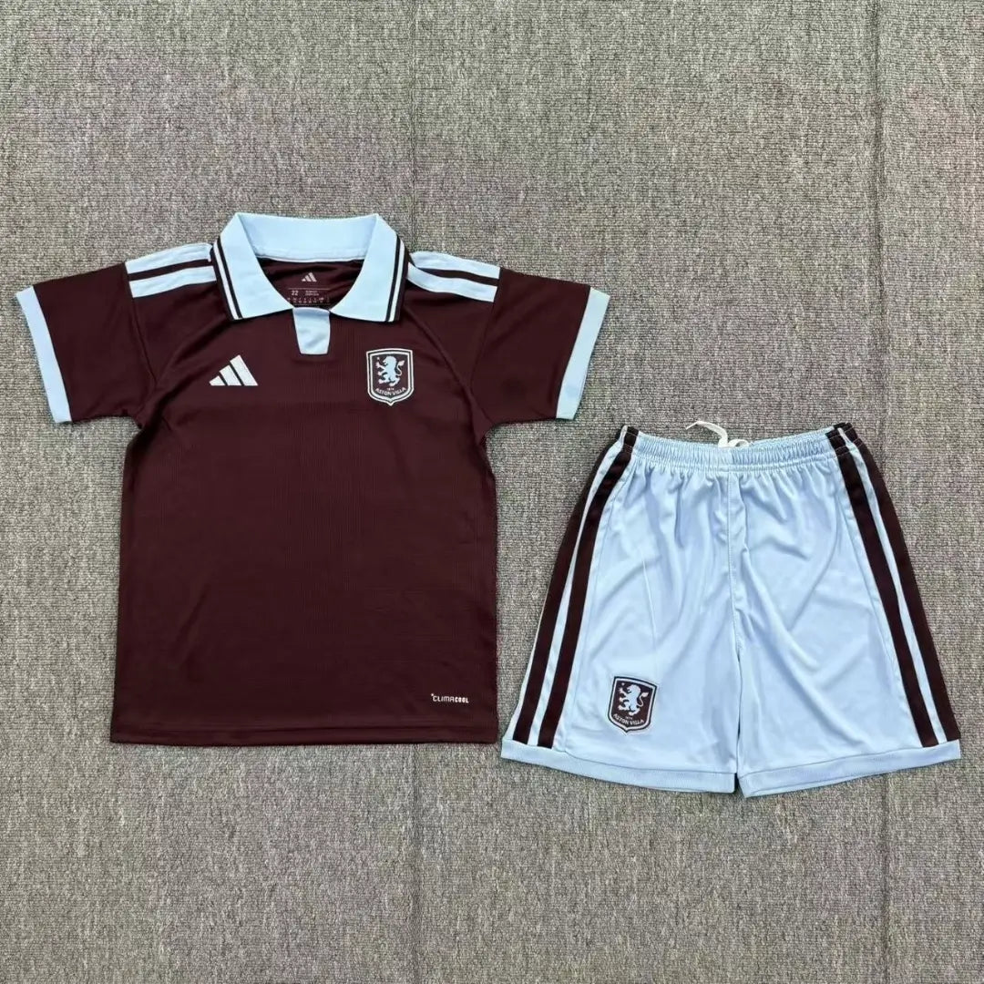 Equipación de casa Aston Villa para niños - Camiseta + Pantalón corto 2026/27