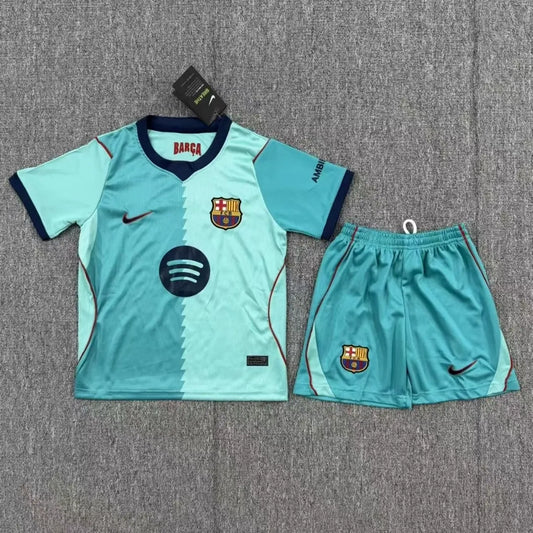 Equipación de Fútbol del FC Barcelona Tercera para Niños Temporada 2026/27 - Camiseta+Pantalones Cortos