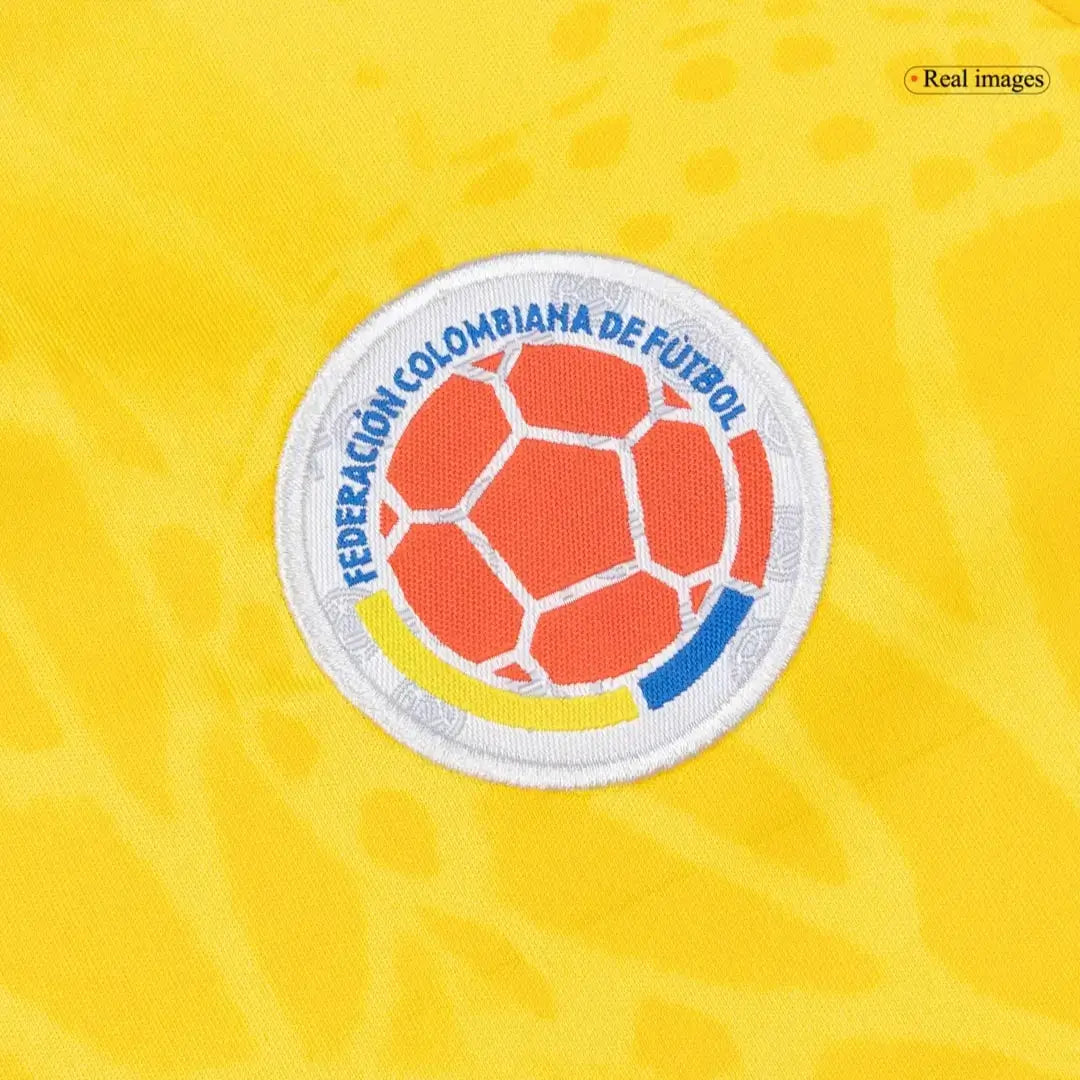 Conjunto de fútbol de Colombia para niños, local, Copa Mundial 2026 - Camiseta + Pantalón corto