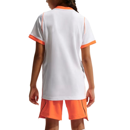 Conjunto de camiseta de fútbol de visitante de Países Bajos para niños Mundial 2026