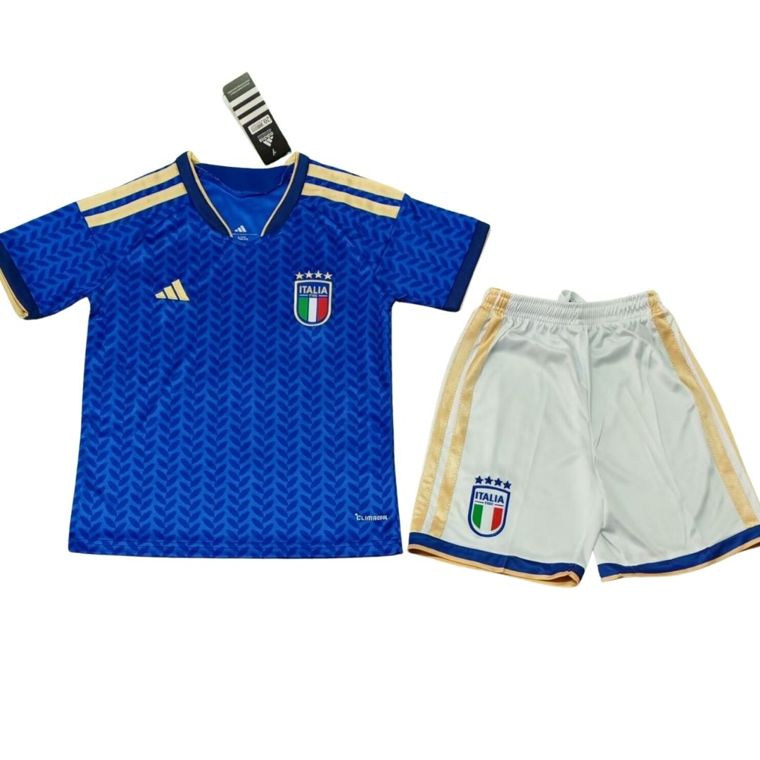 Equipación local de Italia para niños (Camiseta y pantalón corto 2026)