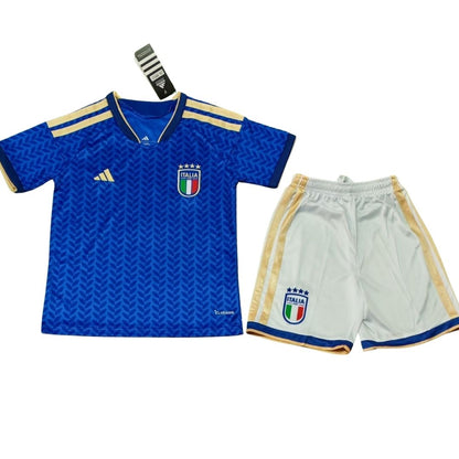 Equipación local de Italia para niños (Camiseta y pantalón corto 2026)