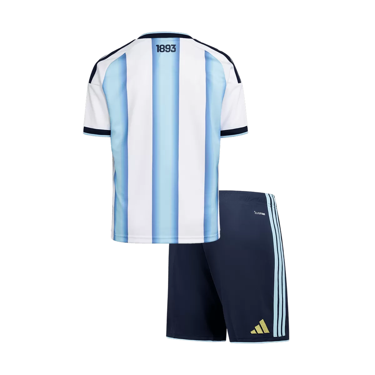 Kit de camiseta local de Argentina para niños (Camiseta y pantalones cortos 2026)