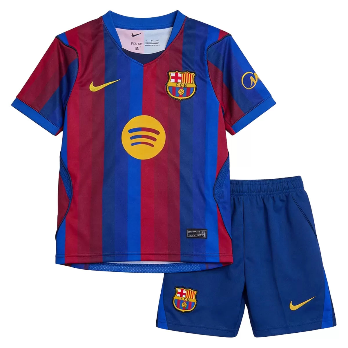 Conjunto de fútbol de casa del Barcelona para niños 2026/27 - Camiseta+Pantalones cortos