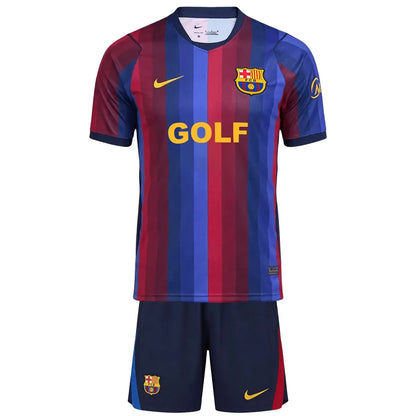 Kinder FC Barcelona x Golf Wang Heimtrikot-Set 2026/27 – Trikot + Shorts