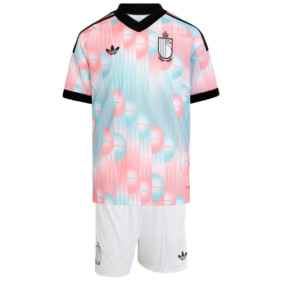 Kit de camiseta de fútbol de visitante de Bélgica para niños Mundial 2026