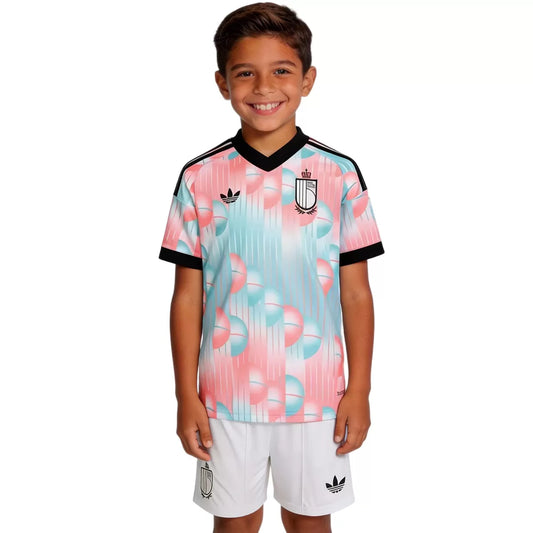 Maillot de foot extérieur Belgique pour enfant Coupe du Monde 2026