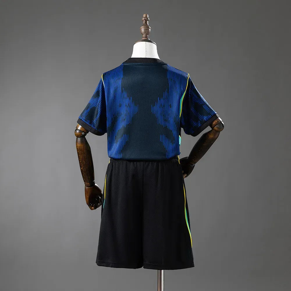 Equipación de Fútbol para Niño de Brasil Visitante Mundial 2026 - Camiseta + Pantalones Cortos