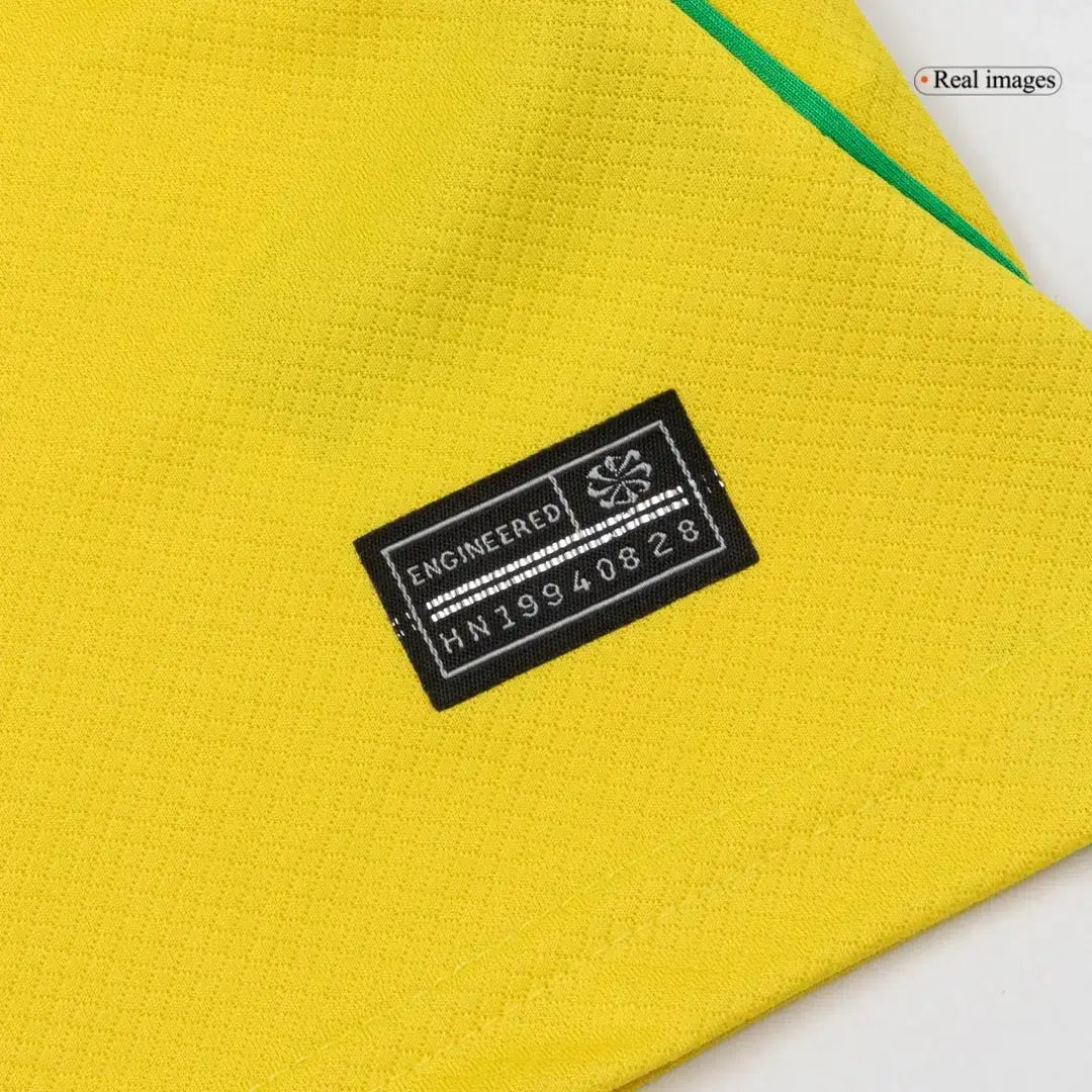 Kit de fútbol local de Brasil para niños para el Mundial 2026 (Camiseta + Pantalones cortos)