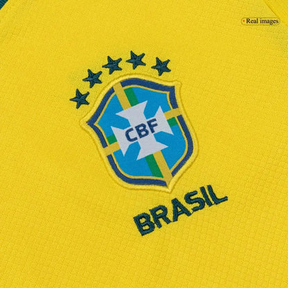 Kit de fútbol local de Brasil para niños para el Mundial 2026 (Camiseta + Pantalones cortos)
