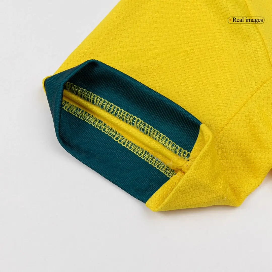 Kit de fútbol local de Brasil para niños para el Mundial 2026 (Camiseta + Pantalones cortos)