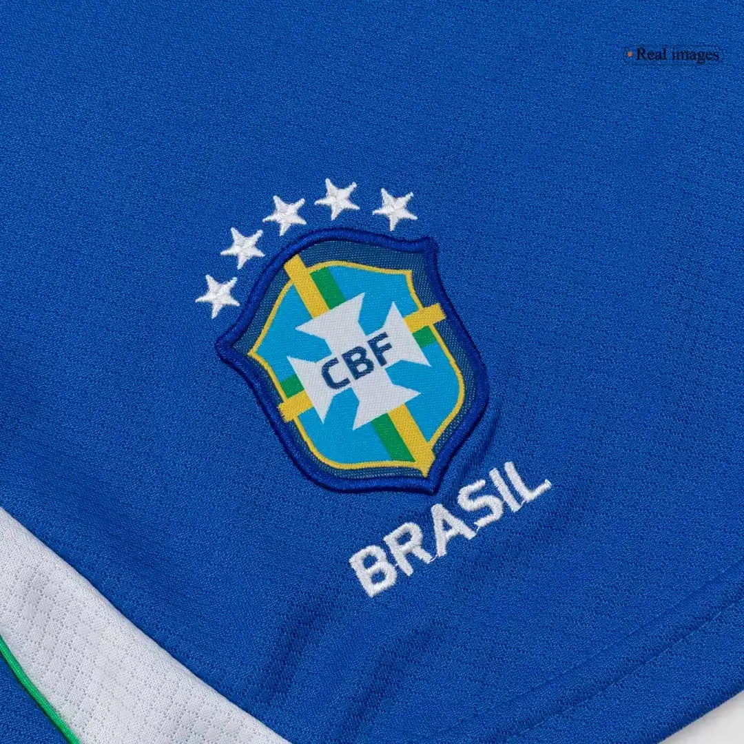 Kit de fútbol local de Brasil para niños para el Mundial 2026 (Camiseta + Pantalones cortos)