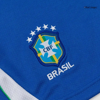 Kit de fútbol local de Brasil para niños para el Mundial 2026 (Camiseta + Pantalones cortos)