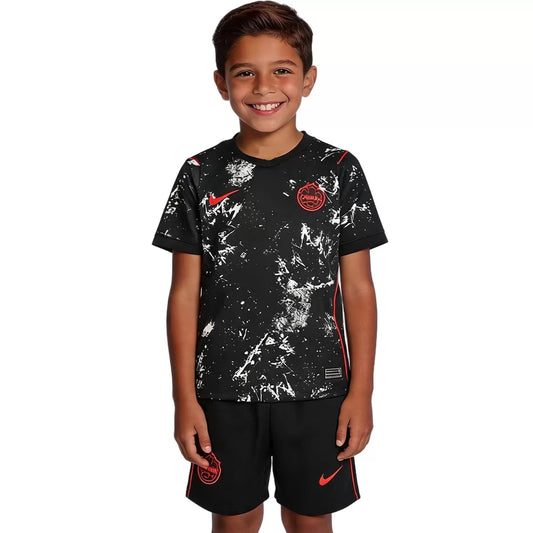 Ensemble de football Canada extérieur pour enfant (Maillot+Short) 2026