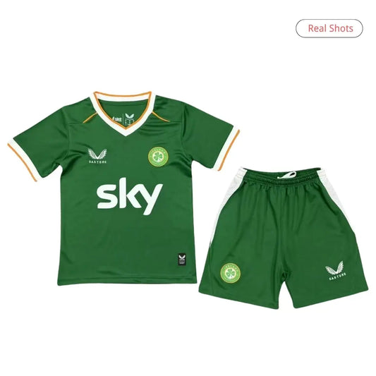 Ensemble domicile Irlande Enfant - Maillot+Short Coupe du Monde 2026