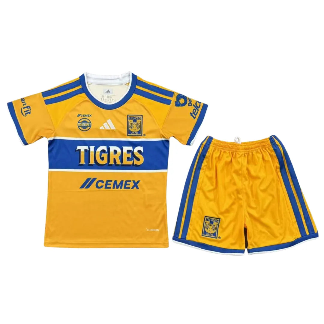 Kid's Tigres UANL Home Kit - Jersey+Shorts 2026/27