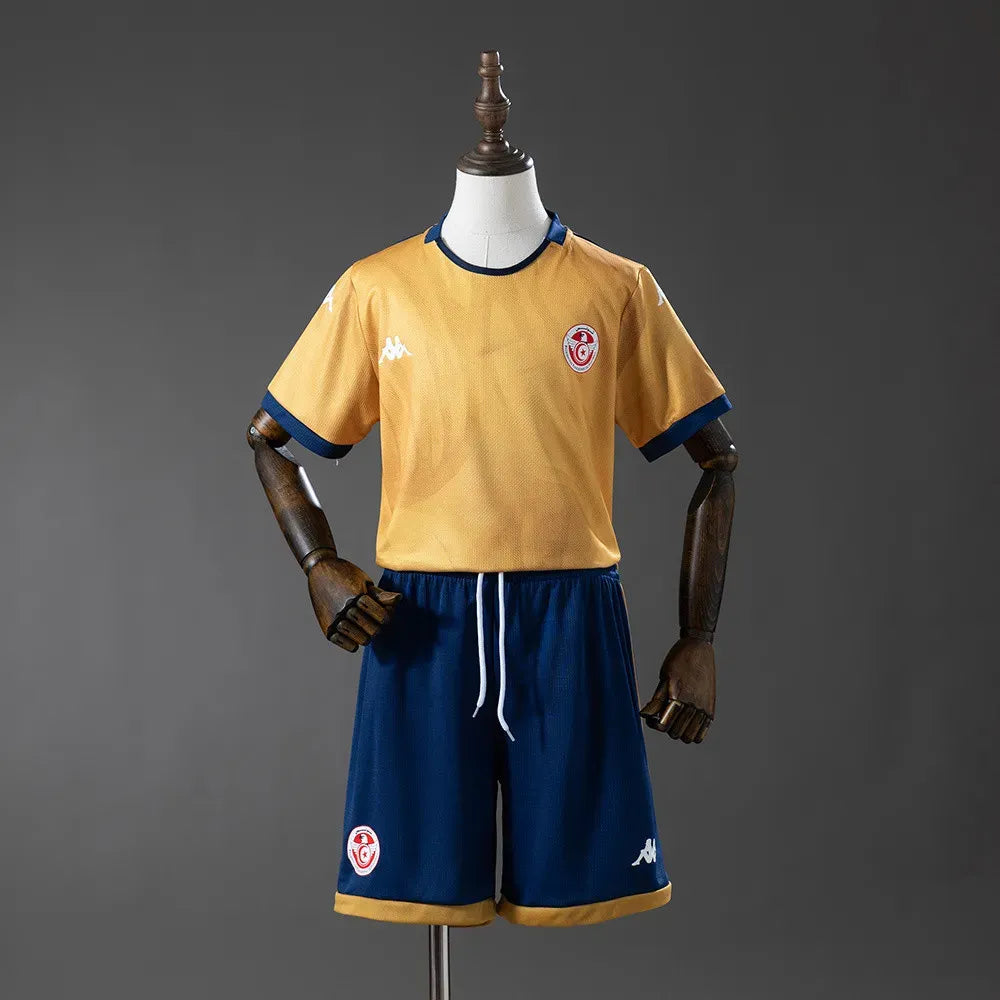 Equipación de fútbol de Túnez para niños - Tercera equipación de visitante - Camiseta + Pantalones cortos 2026
