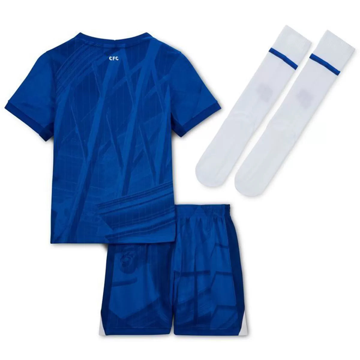 Conjunto completo de local del Chelsea para niños 2025/26