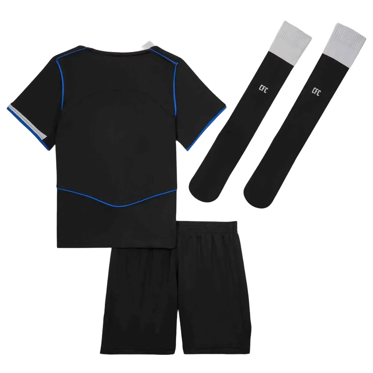 Conjunto completo de visitante del Chelsea para niños 2025/26