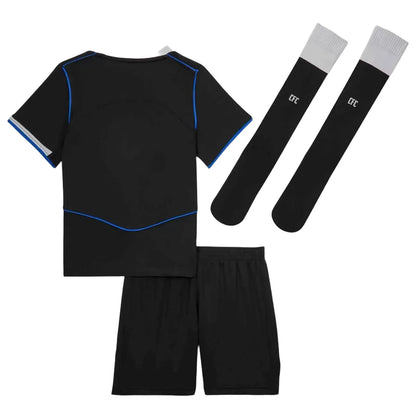 Conjunto completo de visitante del Chelsea para niños 2025/26
